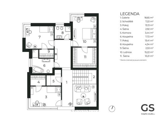 2D planek s vybavenim 2