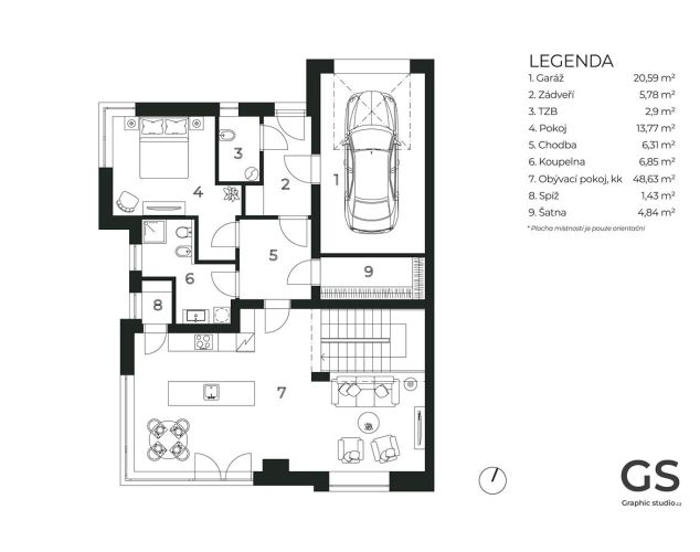 2D planek s vybavenim 1